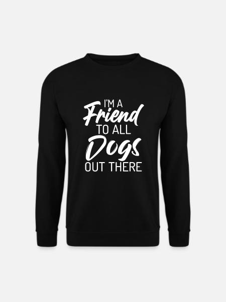 Hundebesitzer Geschenk Hundeliebhaber - Unisex Pullover - Schwarz
