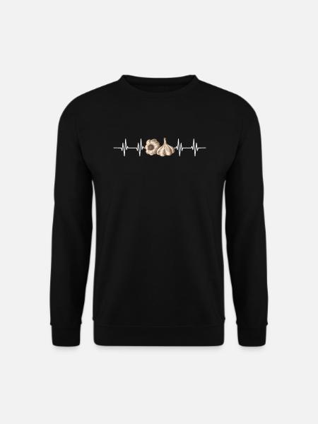 Garlic Garlic Bread Food Gift - Unisex Sweatshirt - black