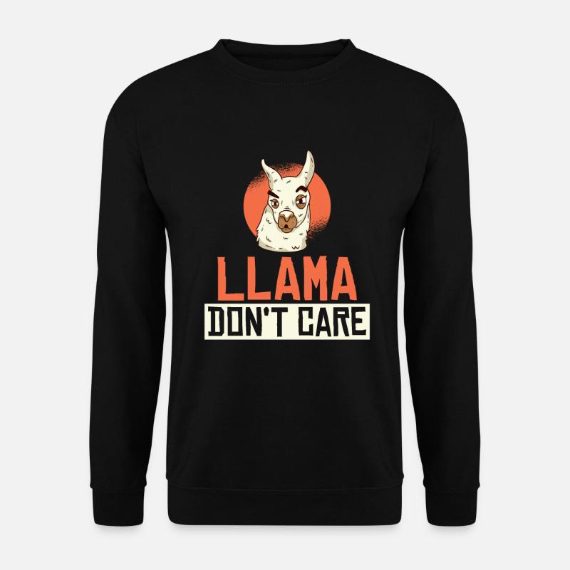 Llama Gift Llama Lover Gift - Unisex Sweatshirt - black