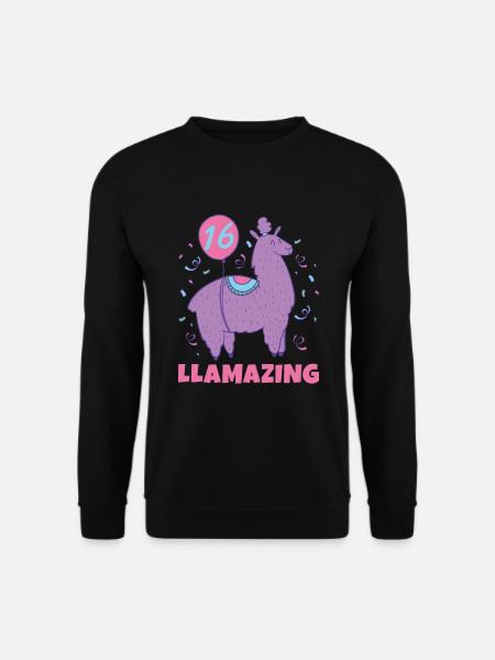 Llama Gift Llama Lover Gift - Unisex Sweatshirt - black