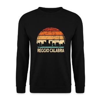 Reggio de Calabre - Sweat-shirt Unisexe - noir - Devant - Alina (178cm) & Michal (187cm)