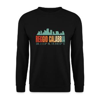 Reggio de Calabre - Sweat-shirt Unisexe - noir - Devant - Alina (178cm) & Michal (187cm)