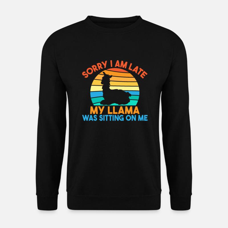 Llama Gift Llama Lover Gift - Unisex Sweatshirt - black