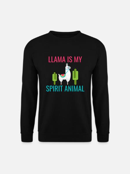 Llama Gift Llama Lover Gift - Unisex Sweatshirt - black