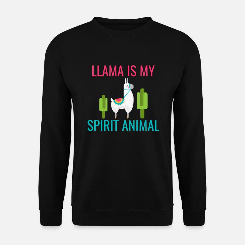 Llama Gift Llama Lover Gift - Unisex Sweatshirt - black