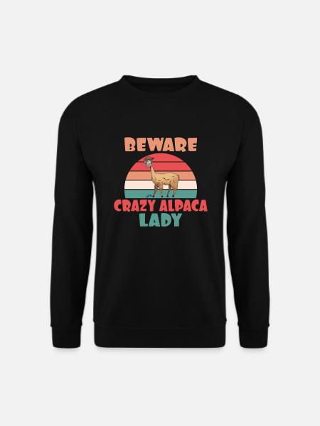 Llama Gift Llama Lover Gift - Unisex Sweatshirt - black