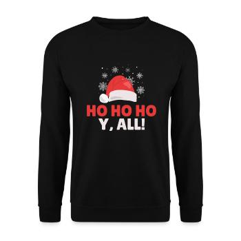 Lama Geschenk Lama Liebhaber Geschenk - Unisex Pullover - Schwarz - Vorne - Alina (178cm) & Michal (187cm)
