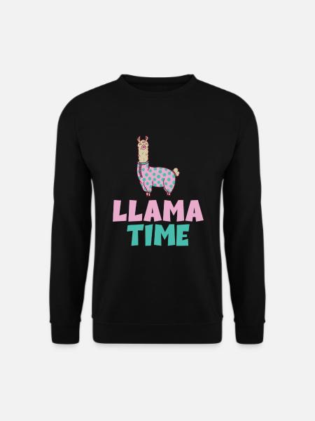 Llama Gift Llama Lover Gift - Unisex Sweatshirt - black