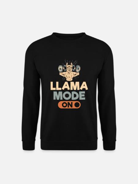 Llama Gift Llama Lover Gift - Unisex Sweatshirt - black