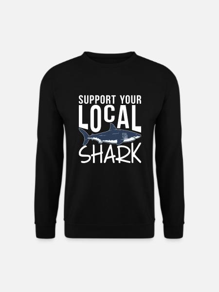 Shark Gift Shark Lover - Unisex Sweatshirt - black