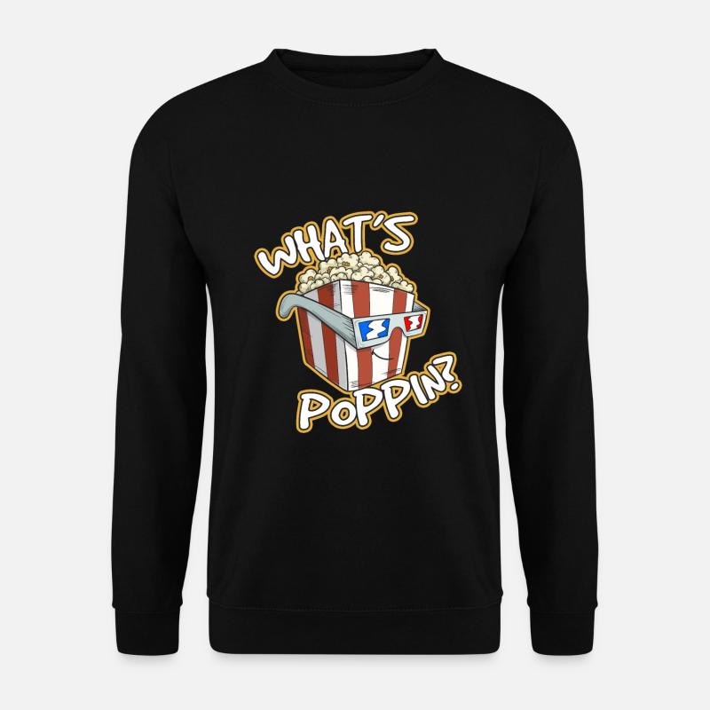 Whats Poppin - Unisex Pullover - Schwarz