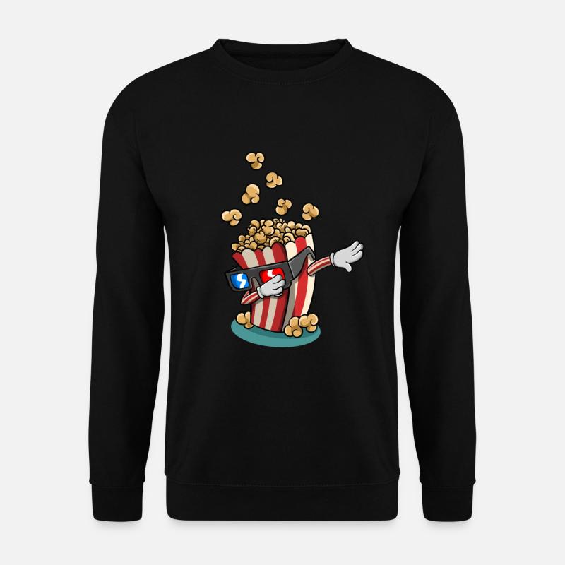 Dab popcorn - Unisex Sweatshirt - black