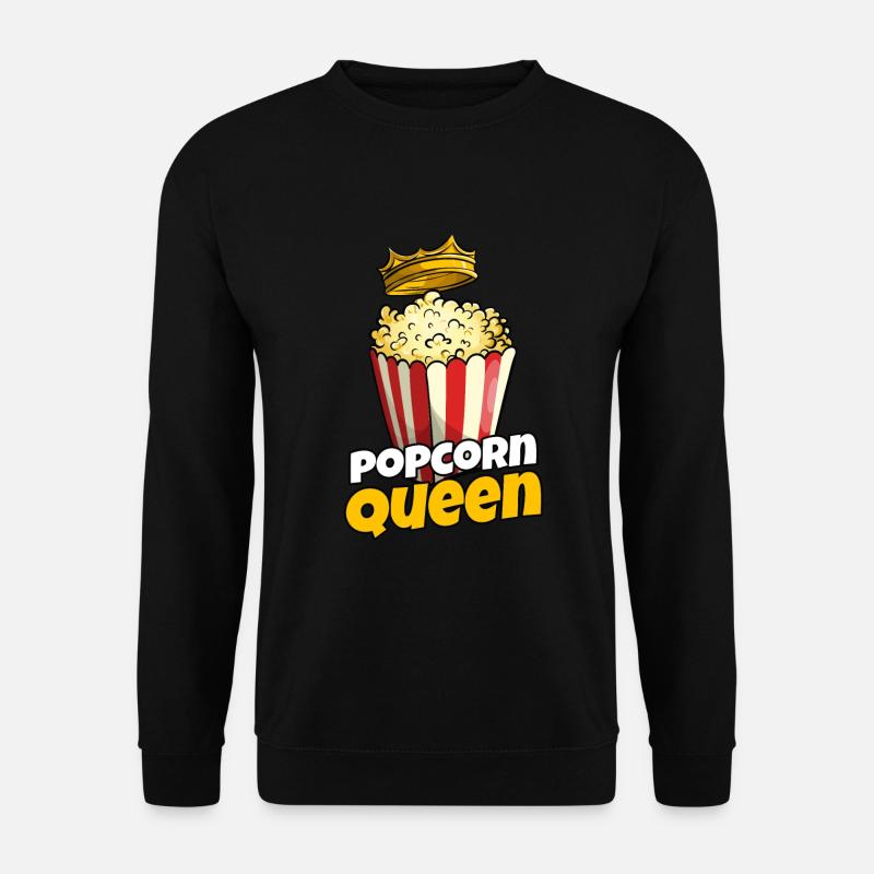 Popcorn Queen - Unisex Sweatshirt - black