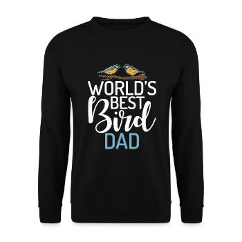 Bird Owner Gift Bird Lover - Unisex Sweatshirt - black - Front - Alina (178cm) & Michal (187cm)