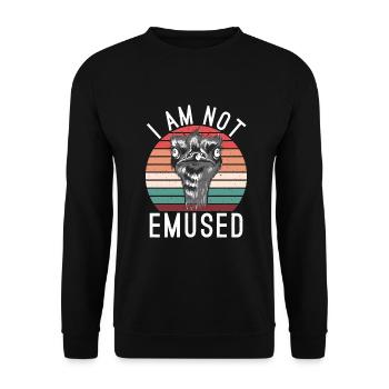 Bird Owner Gift Bird Lover - Unisex Sweatshirt - black - Front - Alina (178cm) & Michal (187cm)