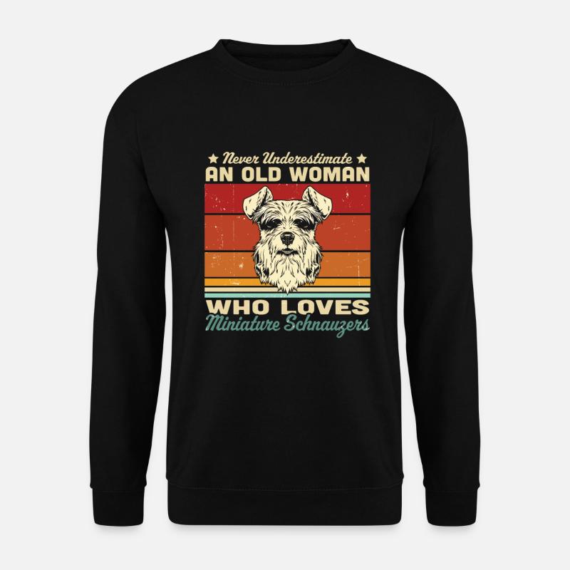 Miniature Schnauzer - Unisex Sweatshirt - black