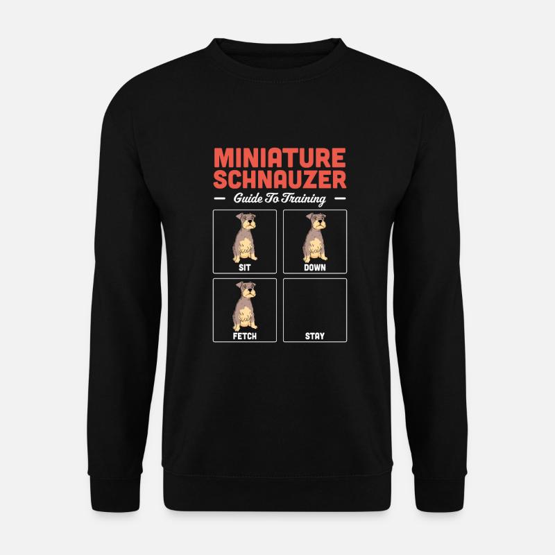 Zwergschnauzer - Unisex Pullover - Schwarz