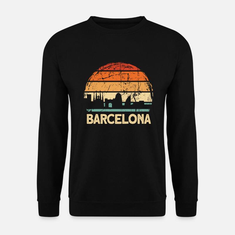 Barcelona - Unisex Pullover - Schwarz