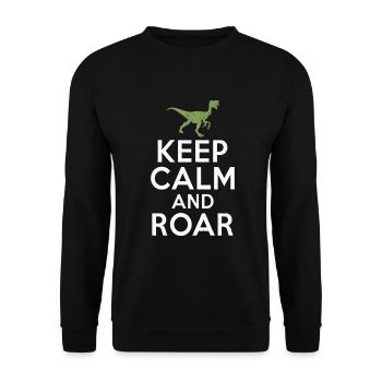Cadeau de dinosaure Dino Lover Cadeau - Sweat-shirt Unisexe - noir - Devant - Alina (178cm) & Michal (187cm)