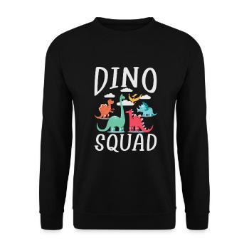 Cadeau de dinosaure Dino Lover Cadeau - Sweat-shirt Unisexe - noir - Devant - Alina (178cm) & Michal (187cm)
