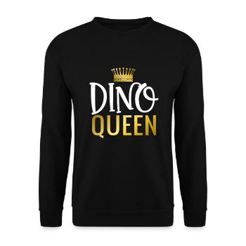 Cadeau de dinosaure Dino Lover Cadeau - Sweat-shirt Unisexe - noir - Devant - Alina (178cm) & Michal (187cm)