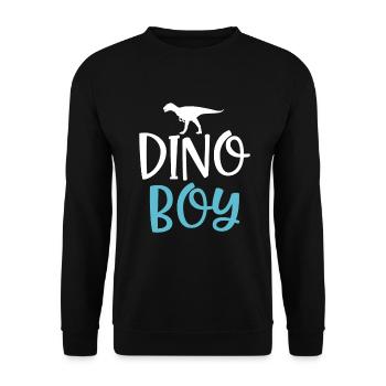 Dinosaurier Geschenk Dino Liebhaber Geschenk - Unisex Pullover - Schwarz - Vorne - Alina (178cm) & Michal (187cm)
