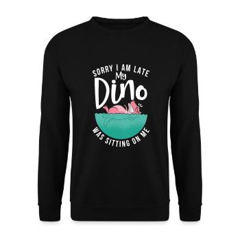 Cadeau de dinosaure Dino Lover Cadeau - Sweat-shirt Unisexe - noir - Devant - Alina (178cm) & Michal (187cm)