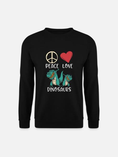 Dinosaur Gift Dino Lover Gift - Unisex Sweatshirt - black