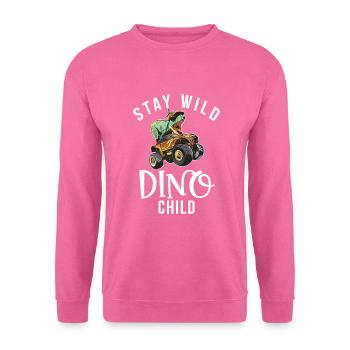 Dinosaur Gift Dino Lover Gift - Unisex Sweatshirt - pink - Front