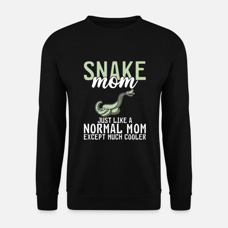 Schlange Geschenk Schlangenliebhaber - Unisex Pullover - Schwarz