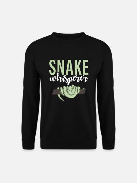 Snake Gift Snake Lover - Unisex Sweatshirt - black