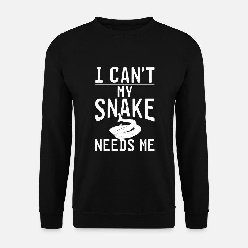 Snake Gift Snake Lover - Unisex Sweatshirt - black