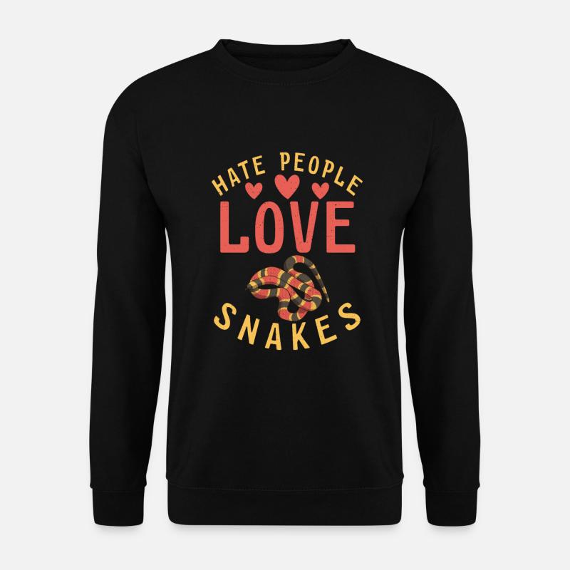 Snake Gift Snake Lover - Unisex Sweatshirt - black