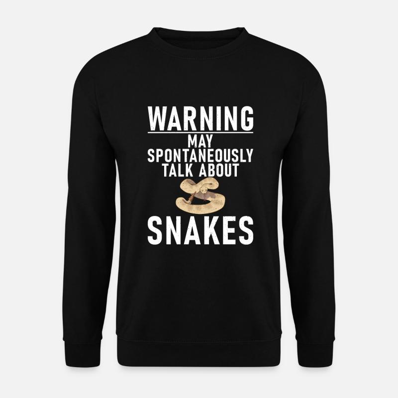 Snake Gift Snake Lover - Unisex Sweatshirt - black