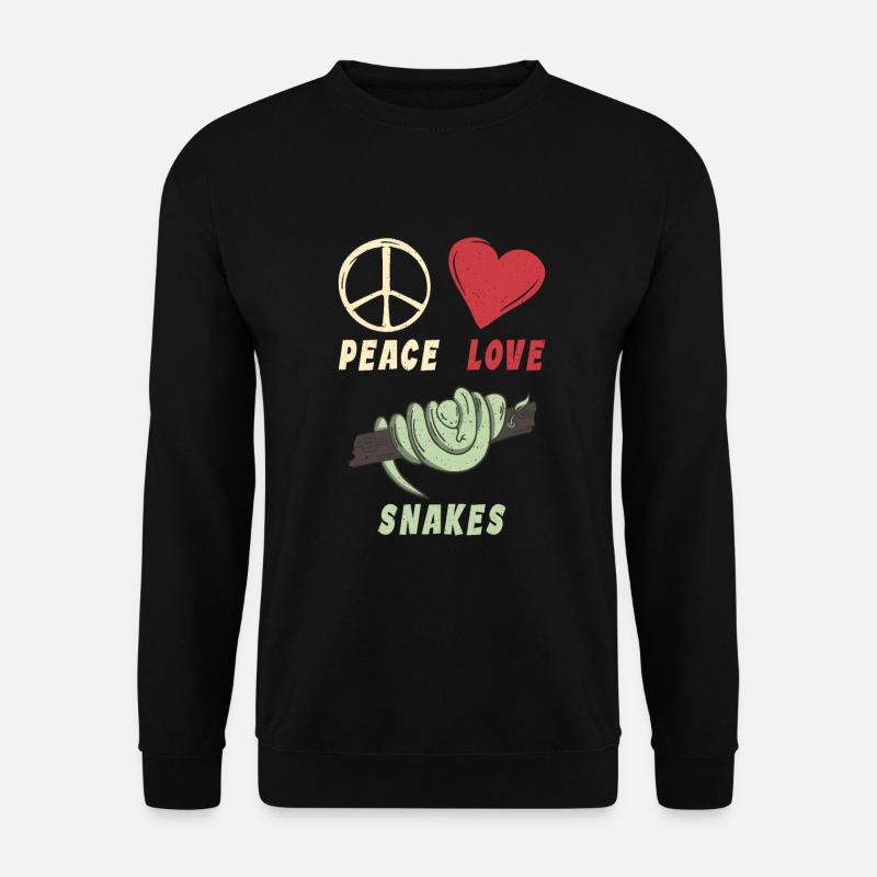 Snake Gift Snake Lover - Unisex Sweatshirt - black