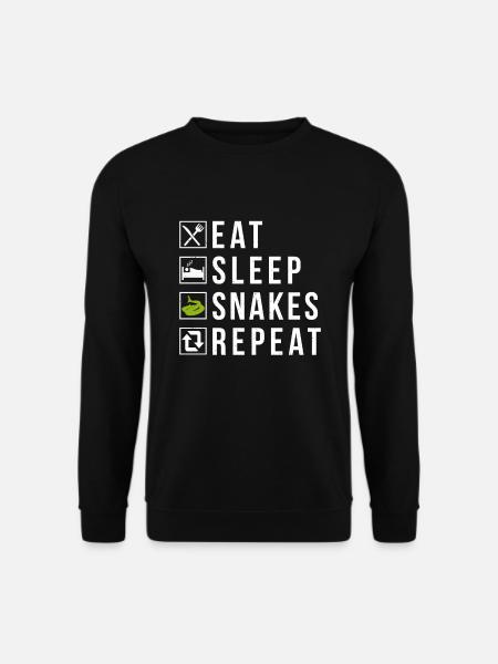 Snake Gift Snake Lover - Unisex Sweatshirt - black