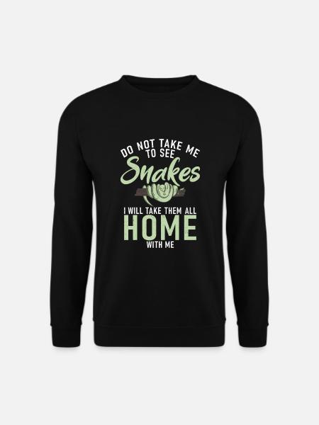 Snake Gift Snake Lover - Unisex Sweatshirt - black