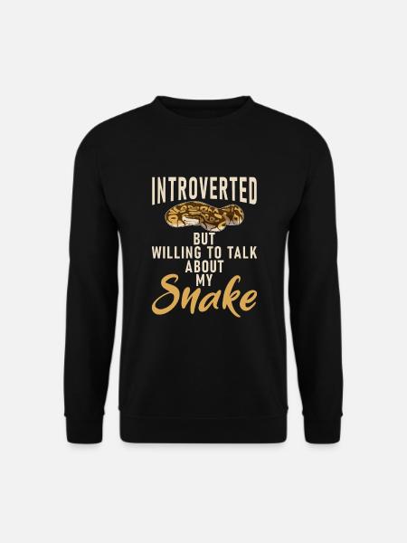 Snake Gift Snake Lover - Unisex Sweatshirt - black