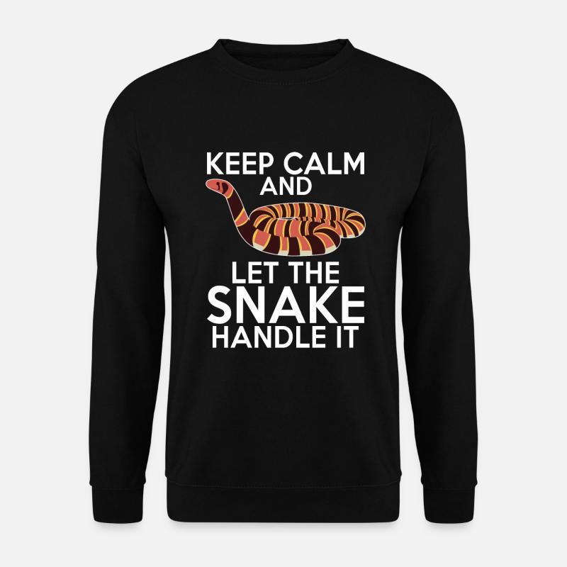 Snake Gift Snake Lover - Unisex Sweatshirt - black
