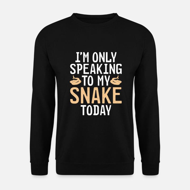 Snake Gift Snake Lover - Sweat-shirt Unisexe - noir