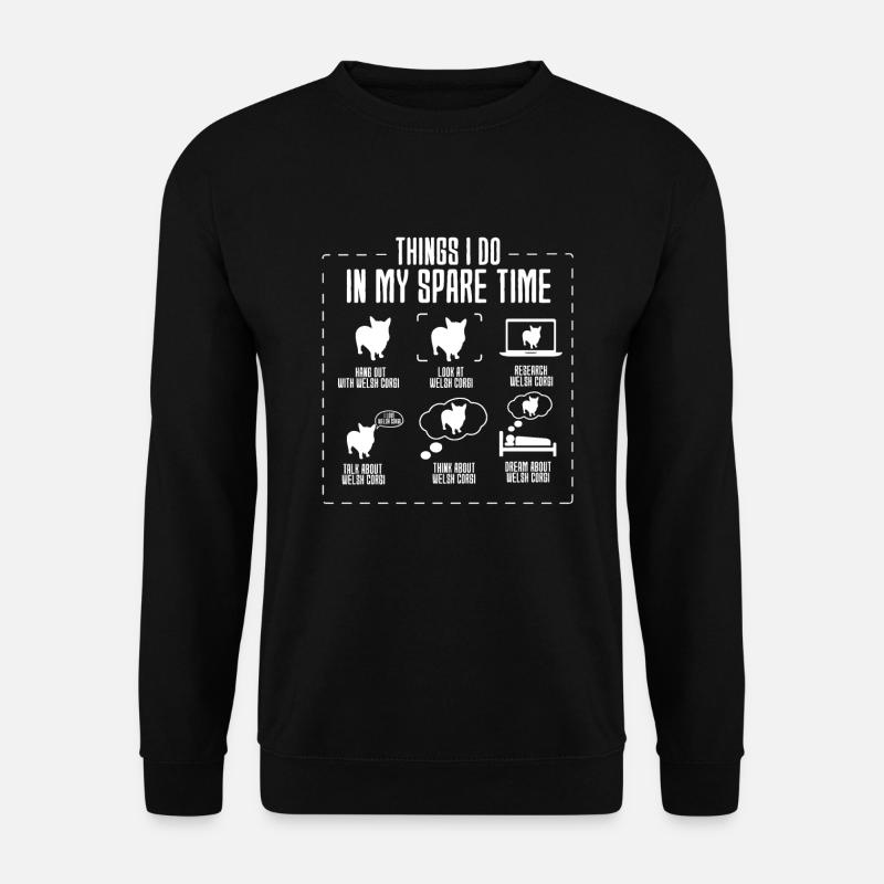 Welsh Corgi - Unisex Pullover - Schwarz