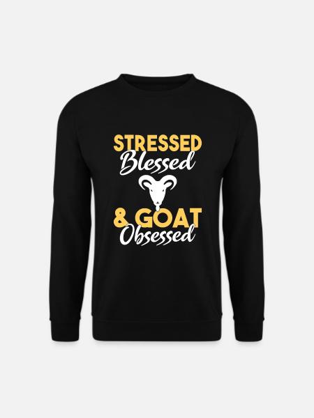 Goat Gift Goat Lover Gift - Unisex Sweatshirt - black