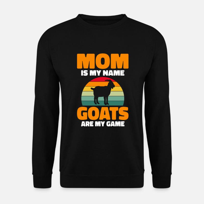 Goat Gift Goat Lover Gift - Unisex Sweatshirt - black