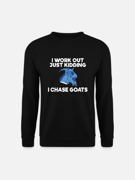 Goat Gift Goat Lover Gift - Unisex Sweatshirt - black