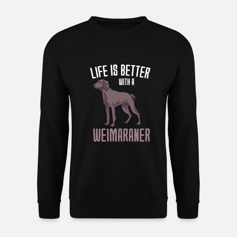 Weimaraner - Unisex Sweatshirt - black