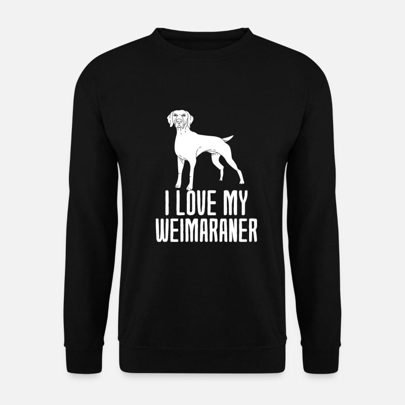 Weimaraner - Unisex Pullover - Schwarz