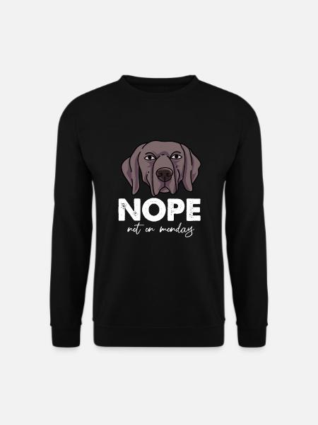 Weimaraner - Unisex Pullover - Schwarz