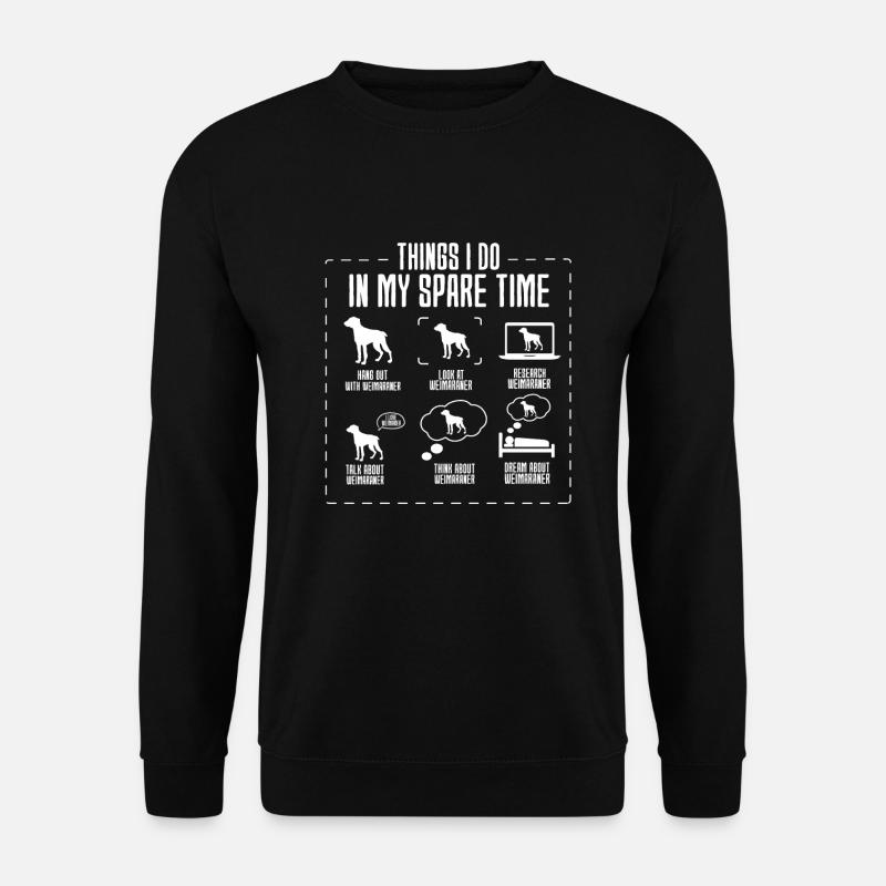 Weimaraner - Sweat-shirt Unisexe - noir