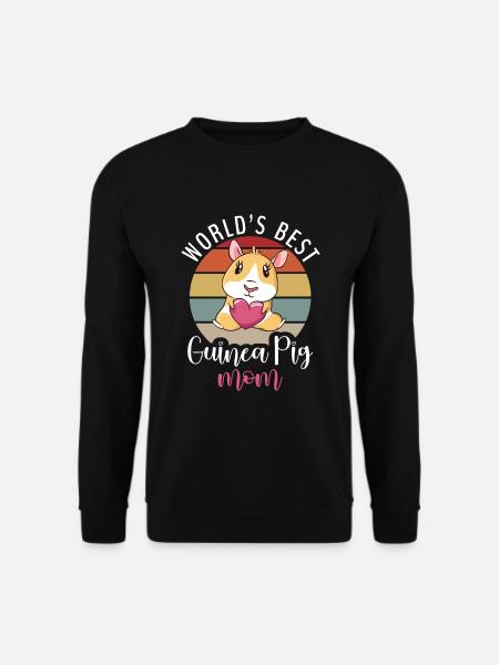 Cadeau de cochon d’Inde mignon - Sweat-shirt Unisexe - noir