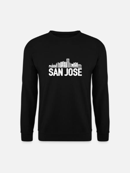 San Jose Skyline - Unisex Sweatshirt - black
